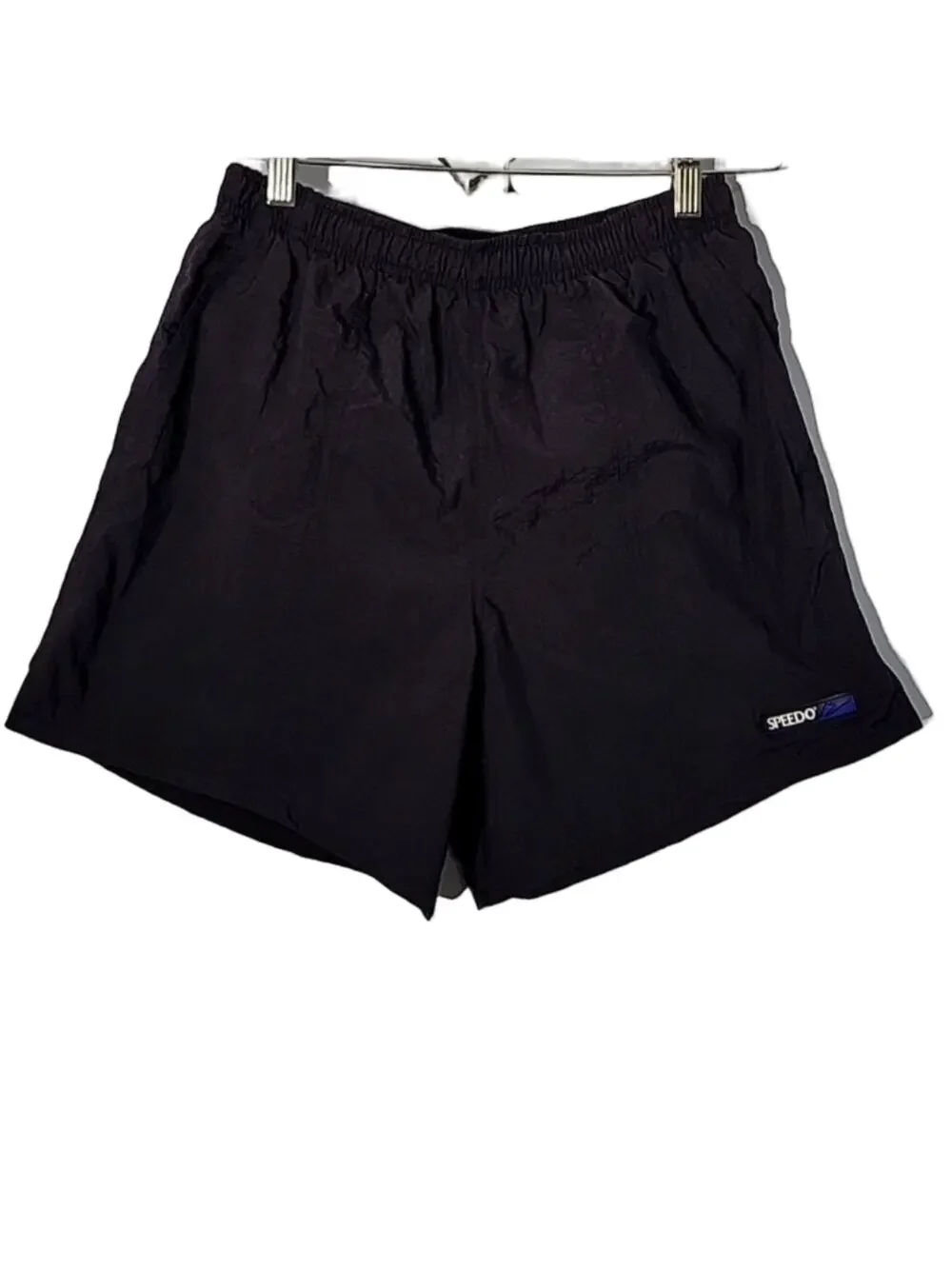Men's VTG 90's Speedo Swim Trunks, Black, Size Medium